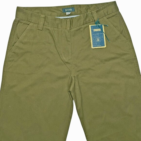 Bitten Sarah Jessica Parker Moss High Rise Trouser Chino - Picture 9 of 9